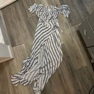 Off the shoulder maxi dress